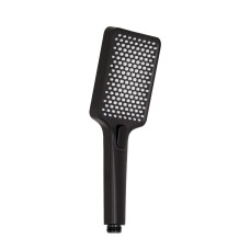Qtap Лійка для ручного душу Rucni 140x95 мм прямокутна QTRUC125BLM45959 Black Matt
