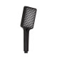 Qtap Лійка для ручного душу Rucni 140x95 мм прямокутна QTRUC125BLM45959 Black Matt
