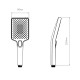 Qtap Лійка для ручного душу Rucni 140x95 мм прямокутна QTRUC125CRM45958 Chrome