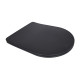 Сидіння для унітаза (Robin 660, Scorpio 520,660) 460x362x50 мм, Matt Black, з мікроліфтом, Slim Duroplast, Quick Release QTSC179MB47352 Qtap SD00053476
