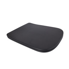 Сидіння для унітаза (Tern 490) 435x344x50 мм, Matt Black, з мікроліфтом, Slim Duroplast, Quick Release QTSC179MB47354 Qtap SD00053478