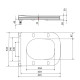 Сидіння для унітаза (Tern 490) 435x344x50 мм, Matt Black, з мікроліфтом, Slim Duroplast, Quick Release QTSC179MB47354 Qtap SD00053478