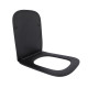 Сидіння для унітаза (Tern 490) 435x344x50 мм, Matt Black, з мікроліфтом, Slim Duroplast, Quick Release QTSC179MB47354 Qtap SD00053478