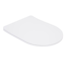 Сидіння для унітаза (Robin 520,660, Scorpio 520,660) 460x362x50 мм, White, з мікроліфтом, Slim Duroplast, Quick Release QTSC179W47351 Qtap SD00053475
