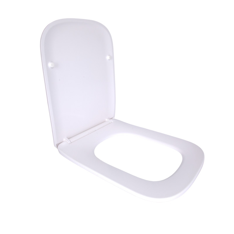 Сидіння для унітаза (Tern 490,520,610) 435x344x50 мм, White, з мікроліфтом, Slim Duroplast, Quick Release QTSC179W47353 Qtap SD00053477