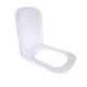 Сидіння для унітаза (Tern 490,520,610) 435x344x50 мм, White, з мікроліфтом, Slim Duroplast, Quick Release QTSC179W47353 Qtap SD00053477