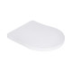 Сидіння для унітаза Qtap (Robin 490,610, Scorpio 490) з мікроліфтом Slim QTSC179W48675 SD00054799
