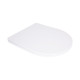 Qtap Сидіння для унітаза (Jay 640, Swan 640) 422x360x30 мм, White, з мікроліфтом, Slim Duroplast, Quick Release QTSC179W48699 SD00054823