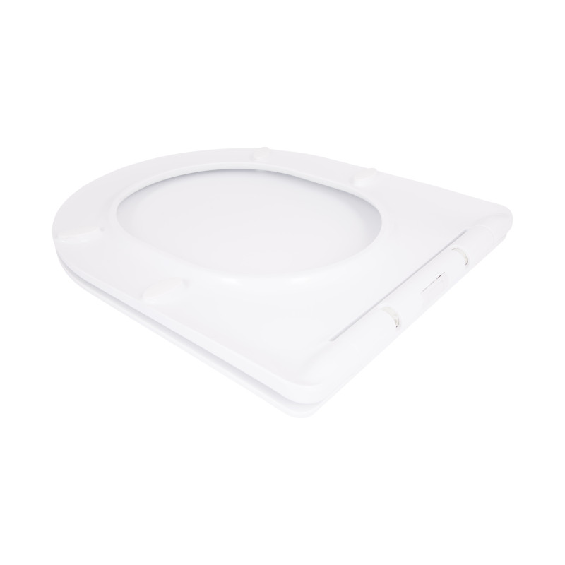 Qtap Сидіння для унітаза (Jay 640, Swan 640) 422x360x30 мм, White, з мікроліфтом, Slim Duroplast, Quick Release QTSC179W48699 SD00054823