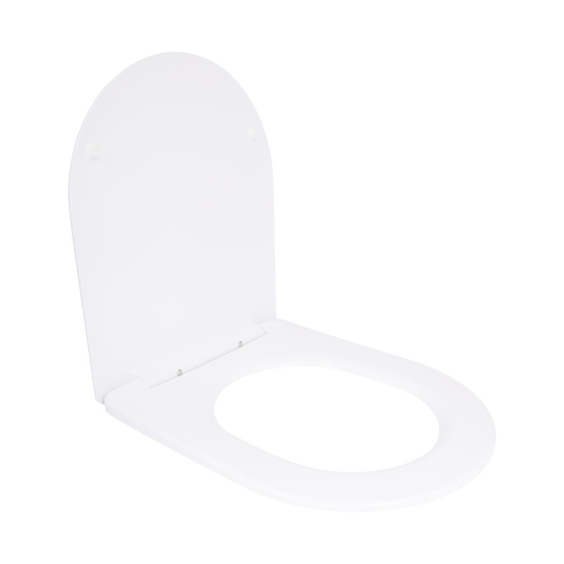 Qtap Сидіння для унітаза (Jay 640, Swan 640) 422x360x30 мм, White, з мікроліфтом, Slim Duroplast, Quick Release QTSC179W48699 SD00054823