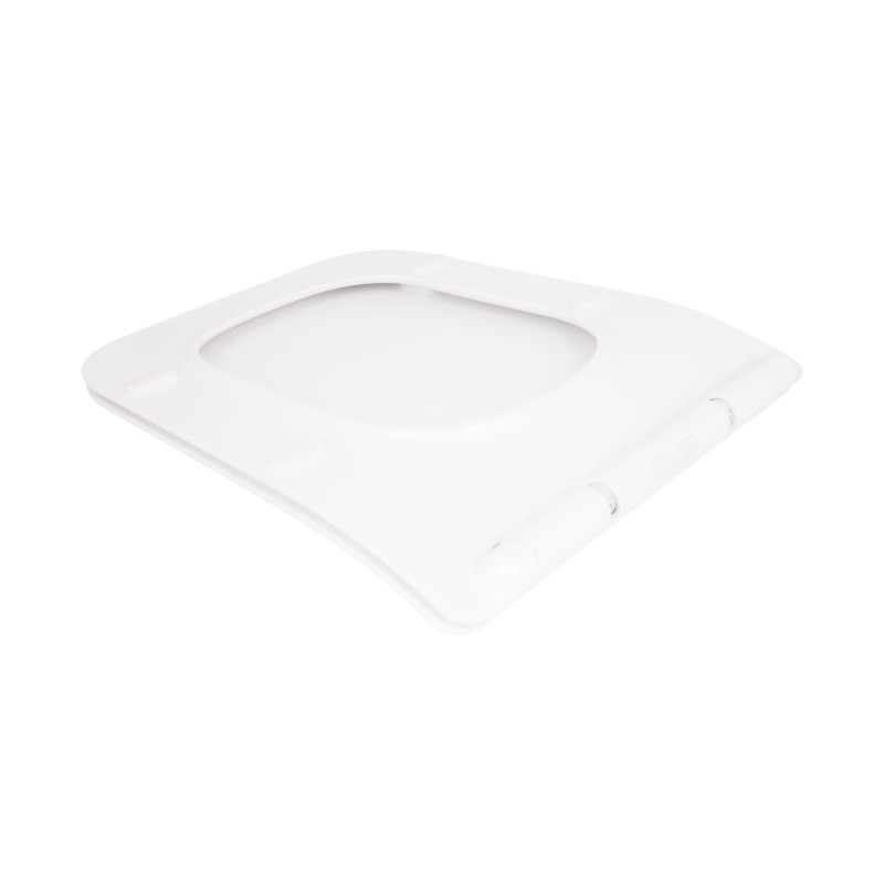 Qtap Сидіння для унітаза (Crow 640) 460x350x47 мм, White, з мікроліфтом, Slim Duroplast, Quick Release QTSC179W48700 SD00054824
