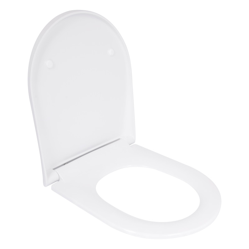 Qtap Сидіння для унітаза (Robin 490, Scorpio 490) 430x363x60 мм, White, з мікроліфтом, Slim Duroplast, MagLock QTSC179W48915 SD00055039