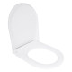 Qtap Сидіння для унітаза (Robin 490, Scorpio 490) 430x363x60 мм, White, з мікроліфтом, Slim Duroplast, MagLock QTSC179W48915 SD00055039