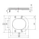 Qtap Сидіння для унітаза (Robin 520, Scorpio 520) 465x363x60 мм, White, з мікроліфтом, Slim Duroplast, MagLock QTSC179W48916 SD00055040