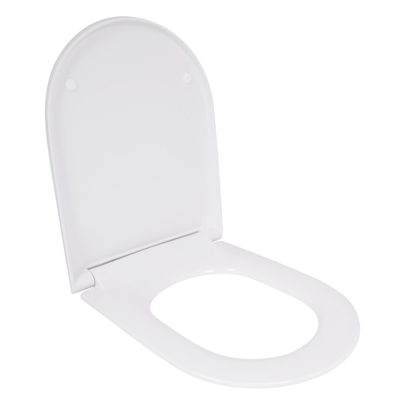 Qtap Сидіння для унітаза (Robin 520, Scorpio 520) 465x363x60 мм, White, з мікроліфтом, Slim Duroplast, MagLock QTSC179W48916 SD00055040