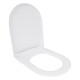 Qtap Сидіння для унітаза (Robin 520, Scorpio 520) 465x363x60 мм, White, з мікроліфтом, Slim Duroplast, MagLock QTSC179W48916 SD00055040