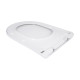 Qtap Сидіння для унітаза (Robin 520, Scorpio 520) 465x363x60 мм, White, з мікроліфтом, Slim Duroplast, MagLock QTSC179W48916 SD00055040