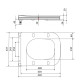 Сидіння для унітазу Qtap (Stork, Aquarius 630) 420x336x22 мм, White, з мікроліфтом, Slim Duroplast, Quick Release QTSC179W49263 SD00055387