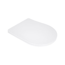 Сидіння для унітазу Qtap (Evia, Arvin, Leo 630) 410x330x22 мм, White, з мікроліфтом, Slim Duroplast, Quick Release QTSC179W49264 SD00055388