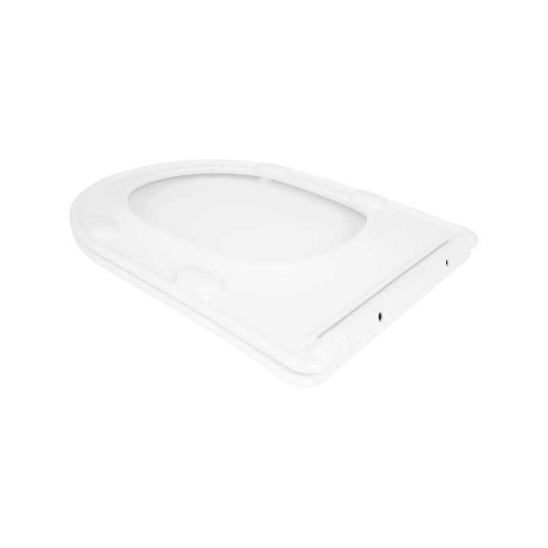 Сидіння для унітазу Qtap (Evia, Arvin, Leo 630) 410x330x22 мм, White, з мікроліфтом, Slim Duroplast, Quick Release QTSC179W49264 SD00055388