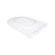 Сидіння для унітазу Qtap (Evia, Arvin, Leo 630) 410x330x22 мм, White, з мікроліфтом, Slim Duroplast, Quick Release QTSC179W49264 SD00055388