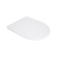 Сидіння для унітазу Qtap (Taurus 490) 422x360x30 мм, White, з мікроліфтом, Slim Duroplast, Quick Release QTSC179W49383 SD00055507
