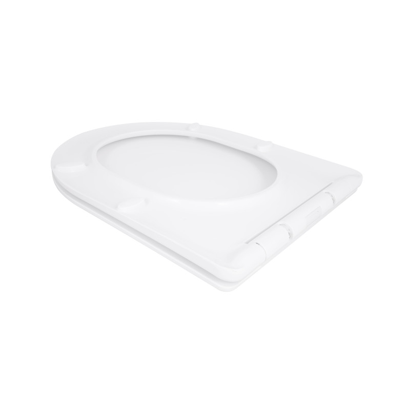 Сидіння для унітазу Qtap (Taurus 490) 422x360x30 мм, White, з мікроліфтом, Slim Duroplast, Quick Release QTSC179W49383 SD00055507