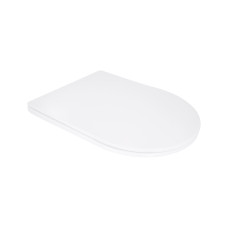 Сидіння для унітазу Qtap (Taurus 520) 455x365x38 мм, White, з мікроліфтом, Slim Duroplast, Quick Release QTSC179W49384 SD00055508