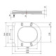 Сидіння для унітазу Qtap (Taurus 520) 455x365x38 мм, White, з мікроліфтом, Slim Duroplast, Quick Release QTSC179W49384 SD00055508