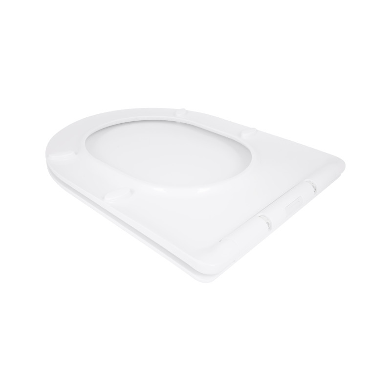Сидіння для унітазу Qtap (Taurus 520) 455x365x38 мм, White, з мікроліфтом, Slim Duroplast, Quick Release QTSC179W49384 SD00055508