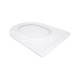 Сидіння для унітазу Qtap (Taurus 520) 455x365x38 мм, White, з мікроліфтом, Slim Duroplast, Quick Release QTSC179W49384 SD00055508