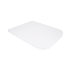 Сидіння для унітазу Qtap (Gemini 520) 448x357x38,5 мм, White, з мікроліфтом, Slim Duroplast, Quick Release QTSC179W49386 SD00055510