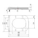 Сидіння для унітазу Qtap (Gemini 520) 448x357x38,5 мм, White, з мікроліфтом, Slim Duroplast, Quick Release QTSC179W49386 SD00055510