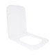 Сидіння для унітазу Qtap (Gemini 520) 448x357x38,5 мм, White, з мікроліфтом, Slim Duroplast, Quick Release QTSC179W49386 SD00055510