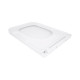 Сидіння для унітазу Qtap (Gemini 520) 448x357x38,5 мм, White, з мікроліфтом, Slim Duroplast, Quick Release QTSC179W49386 SD00055510