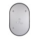 Дзеркало Qtap Scorpio (SC1) з LED-підсвічуванням Touch, з антизапотіванням, з димером, рег. темп. кольору (3000-6500K) Black QTSC500800 SD00055400