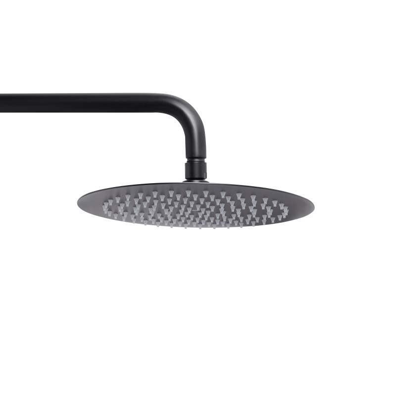 Qtap Душова система універсальна Scorpio на два споживача QTSCO51105OGB Black Matt