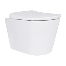 Унітаз підвісний Qtap Scorpio ML Ultra Quiet 490x365x325 мм, з сидінням Soft-close MagLock, White QTSCOML26W49622 SD00055746