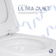 Унітаз підвісний Qtap Scorpio ML Ultra Quiet 490x365x325 мм, з сидінням Soft-close MagLock, White QTSCOML26W49622 SD00055746
