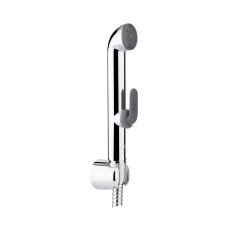 Qtap Набор для гігієнічного душу Inspai-Varius округлий QTSETCRMA021 Chrome/Grey (Set)