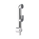 Qtap Набор для гігієнічного душу Inspai-Varius округлий QTSETCRMA021 Chrome/Grey (Set)
