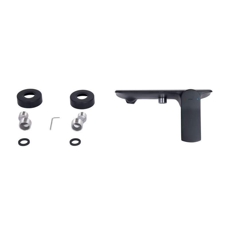 Qtap Змішувач для душу Slavonice QTSLA266BLM45908 Black Matt