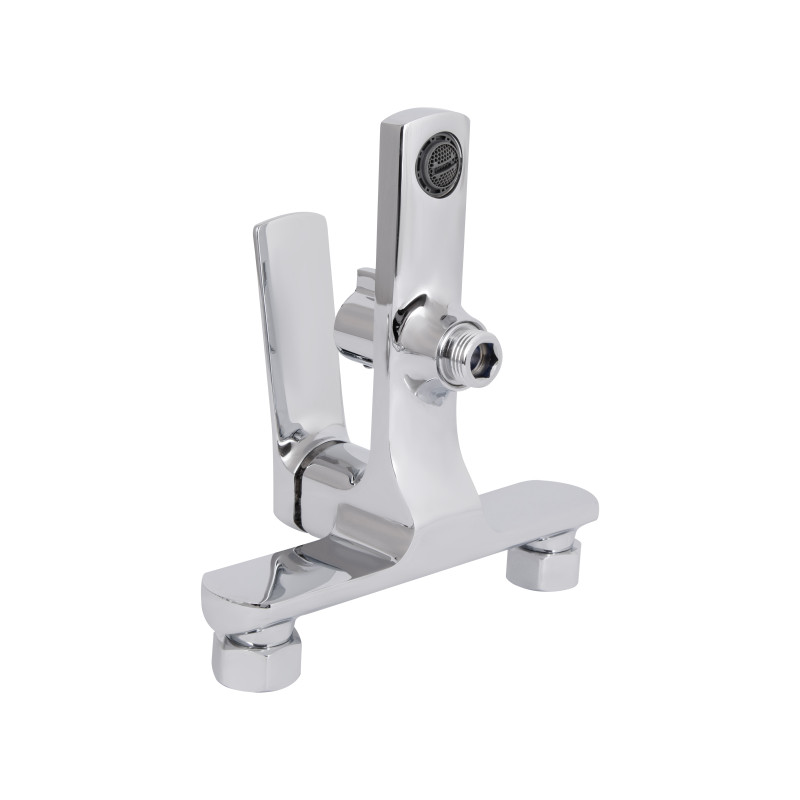 Змішувач для ванни Qtap Slavonice (з душовим гарнітуром) QTSLV259CRM48034 Chrome SD00054158