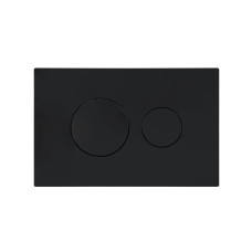 Клавіша змиву Qtap Standard 152x236x28 мм, Matt Black, кругла QTSTD164BLM49470 SD00055594