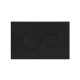 Клавіша змиву Qtap Standard 152x236x28 мм, Matt Black, кругла QTSTD164BLM49470 SD00055594