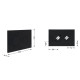 Клавіша змиву Qtap Standard 152x236x28 мм, Matt Black, кругла QTSTD164BLM49470 SD00055594