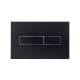 Клавіша змиву Qtap Standard 152x236x28 мм, Matt Black, лінійна QTSTD164BLM49473 SD00055597