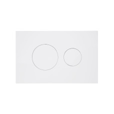 Клавіша змиву Qtap Standard 152x236x28 мм, White, кругла QTSTD164W49468 SD00055592