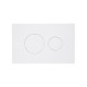 Клавіша змиву Qtap Standard 152x236x28 мм, White, кругла QTSTD164W49468 SD00055592