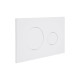 Клавіша змиву Qtap Standard 152x236x28 мм, White, кругла QTSTD164W49468 SD00055592